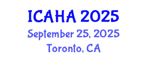 International Conference on Alternative Healthcare and Acupuncture (ICAHA) September 25, 2025 - Toronto, Canada