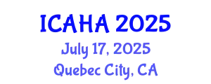 International Conference on Alternative Healthcare and Acupuncture (ICAHA) July 17, 2025 - Quebec City, Canada