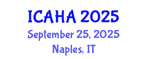 International Conference on Alternative Healthcare and Acupuncture (ICAHA) September 25, 2025 - Naples, Italy