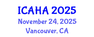 International Conference on Alternative Healthcare and Acupuncture (ICAHA) November 24, 2025 - Vancouver, Canada