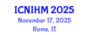 International Conference on Nursing Informatics and Healthcare Management (ICNIHM) November 17, 2025 - Rome, Italy