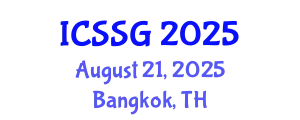 International Conference on Sex, Sexuality, and Gender (ICSSG) August 21, 2025 - Bangkok, Thailand