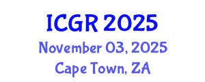 International Conference on Gastroenterology and Rheumatology (ICGR) November 03, 2025 - Cape Town, South Africa