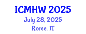 International Conference on Mental Health and Wellness (ICMHW) July 28, 2025 - Rome, Italy