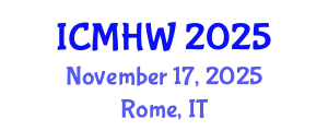 International Conference on Mental Health and Wellness (ICMHW) November 17, 2025 - Rome, Italy
