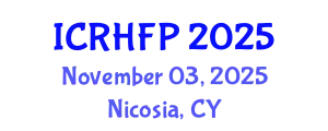 International Conference on Reproductive Health and Family Planning (ICRHFP) November 03, 2025 - Nicosia, Cyprus