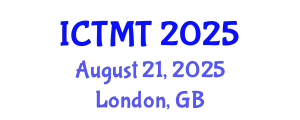 International Conference on Traditional Medicine and Treatment (ICTMT) August 21, 2025 - London, United Kingdom