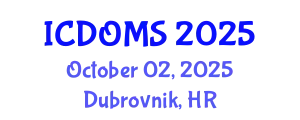 International Conference on Dentistry, Oral and Maxillofacial Surgery (ICDOMS) October 02, 2025 - Dubrovnik, Croatia