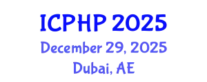 International Conference on Public Health Policies (ICPHP) December 29, 2025 - Dubai, United Arab Emirates
