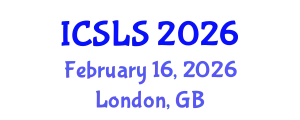 International Conference on Sociolinguistics and Language Sciences (ICSLS) February 16, 2026 - London, United Kingdom