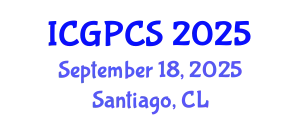 International Conference on Gas, Petroleum and Chemical Sciences (ICGPCS) September 18, 2025 - Santiago, Chile