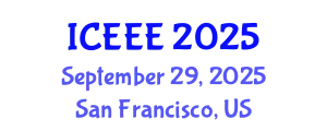 International Conference on Electrochemistry and Electrochemical Engineering (ICEEE) September 29, 2025 - San Francisco, United States