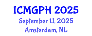 International Conference on Medical Geography and Public Health (ICMGPH) September 11, 2025 - Amsterdam, Netherlands