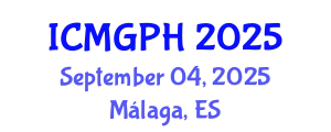 International Conference on Medical Geography and Public Health (ICMGPH) September 04, 2025 - Málaga, Spain