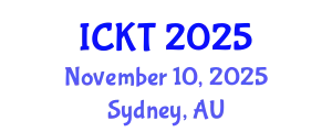International Conference on Kidney Transplantation (ICKT) November 10, 2025 - Sydney, Australia