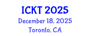 International Conference on Kidney Transplantation (ICKT) December 18, 2025 - Toronto, Canada