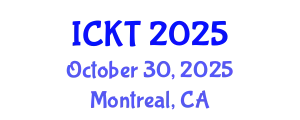 International Conference on Kidney Transplantation (ICKT) October 30, 2025 - Montreal, Canada