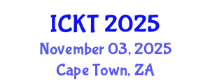International Conference on Kidney Transplantation (ICKT) November 03, 2025 - Cape Town, South Africa