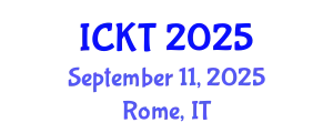 International Conference on Kidney Transplantation (ICKT) September 11, 2025 - Rome, Italy