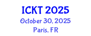 International Conference on Kidney Transplantation (ICKT) October 30, 2025 - Paris, France