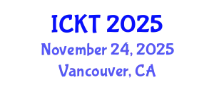 International Conference on Kidney Transplantation (ICKT) November 24, 2025 - Vancouver, Canada