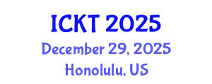 International Conference on Kidney Transplantation (ICKT) December 29, 2025 - Honolulu, United States