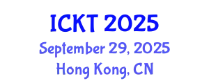 International Conference on Kidney Transplantation (ICKT) September 29, 2025 - Hong Kong, China