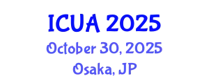 International Conference on Underwater Acoustics (ICUA) October 30, 2025 - Osaka, Japan