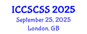 International Conference on Computer Science, Complex Systems and Security (ICCSCSS) September 25, 2025 - London, United Kingdom