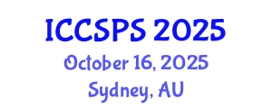 International Conference on Computer Science, Programming and Security (ICCSPS) October 16, 2025 - Sydney, Australia