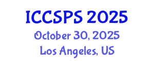 International Conference on Computer Science, Programming and Security (ICCSPS) October 30, 2025 - Los Angeles, United States