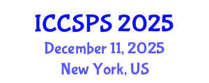 International Conference on Computer Science, Programming and Security (ICCSPS) December 11, 2025 - New York, United States