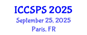 International Conference on Computer Science, Programming and Security (ICCSPS) September 25, 2025 - Paris, France
