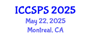 International Conference on Computer Science, Programming and Security (ICCSPS) May 22, 2025 - Montreal, Canada