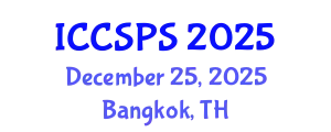 International Conference on Computer Science, Programming and Security (ICCSPS) December 25, 2025 - Bangkok, Thailand