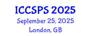 International Conference on Computer Science, Programming and Security (ICCSPS) September 25, 2025 - London, United Kingdom