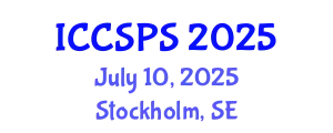 International Conference on Computer Science, Programming and Security (ICCSPS) July 10, 2025 - Stockholm, Sweden