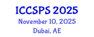 International Conference on Computer Science, Programming and Security (ICCSPS) November 10, 2025 - Dubai, United Arab Emirates
