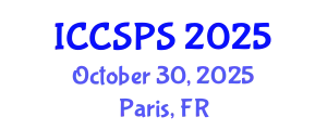 International Conference on Computer Science, Programming and Security (ICCSPS) October 30, 2025 - Paris, France