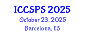International Conference on Computer Science, Programming and Security (ICCSPS) October 23, 2025 - Barcelona, Spain