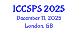 International Conference on Computer Science, Programming and Security (ICCSPS) December 11, 2025 - London, United Kingdom