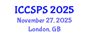 International Conference on Computer Science, Programming and Security (ICCSPS) November 27, 2025 - London, United Kingdom