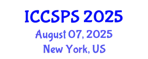 International Conference on Computer Science, Programming and Security (ICCSPS) August 07, 2025 - New York, United States