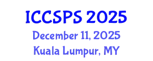 International Conference on Computer Science, Programming and Security (ICCSPS) December 11, 2025 - Kuala Lumpur, Malaysia