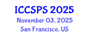 International Conference on Computer Science, Programming and Security (ICCSPS) November 03, 2025 - San Francisco, United States