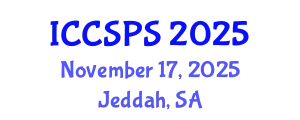 International Conference on Computer Science, Programming and Security (ICCSPS) November 17, 2025 - Jeddah, Saudi Arabia