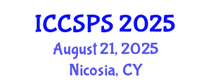 International Conference on Computer Science, Programming and Security (ICCSPS) August 21, 2025 - Nicosia, Cyprus