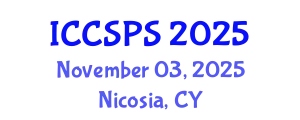 International Conference on Computer Science, Programming and Security (ICCSPS) November 03, 2025 - Nicosia, Cyprus