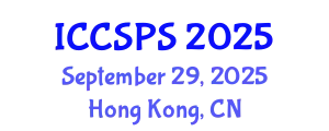 International Conference on Computer Science, Programming and Security (ICCSPS) September 29, 2025 - Hong Kong, China