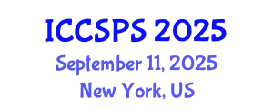International Conference on Computer Science, Programming and Security (ICCSPS) September 11, 2025 - New York, United States
